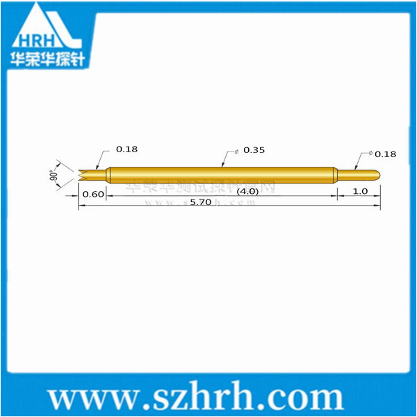 035-UJ-5.7L，華榮華雙頭測(cè)試探針廠家